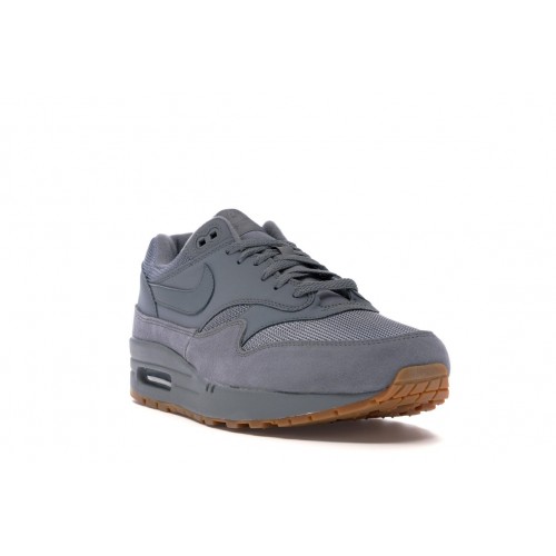 Кроссы Nike Air Max 1 Cool Grey Gum - мужская сетка размеров