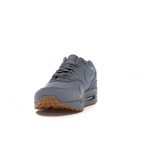 Кроссы Nike Air Max 1 Cool Grey Gum - мужская сетка размеров