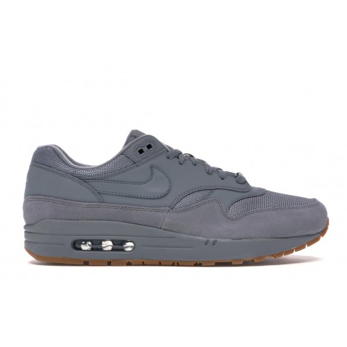 Кроссы Nike Air Max 1 Cool Grey Gum - мужская сетка размеров