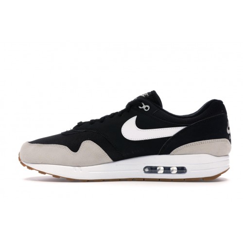 Кроссы Nike Air Max 1 Black Light Bone White - мужская сетка размеров