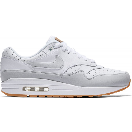 Кроссы Nike Air Max 1 White Platinum Gum - мужская сетка размеров