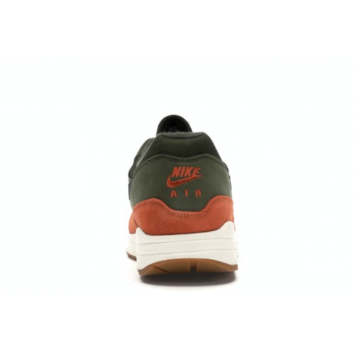 Кроссы Nike Air Max 1 Olive Canvas Dark Russet - мужская сетка размеров