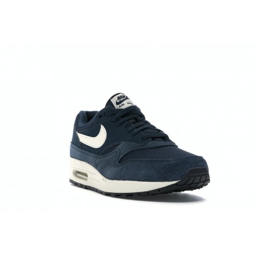 Кроссы Nike Air Max 1 Armory Navy - мужская сетка размеров