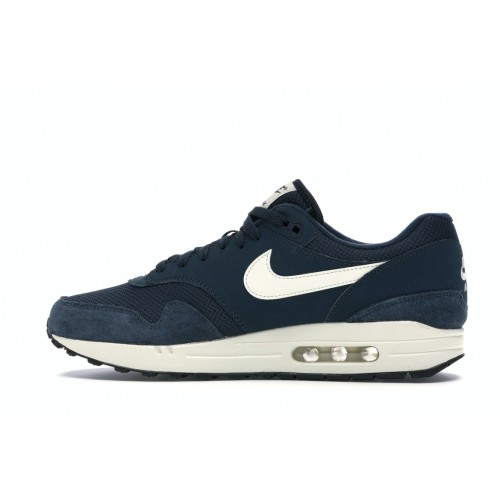 Кроссы Nike Air Max 1 Armory Navy - мужская сетка размеров