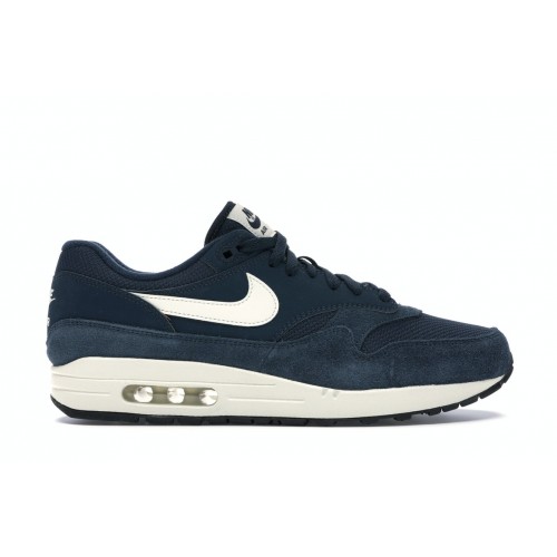 Кроссы Nike Air Max 1 Armory Navy - мужская сетка размеров