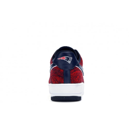 Кроссы Nike Air Force 1 Ultra Flyknit Low RKK New England Patriots (2018) - мужская сетка размеров