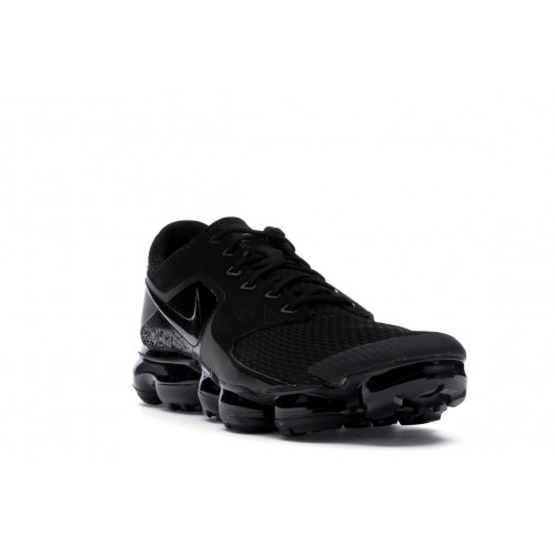 Кроссы Nike Air VaporMax CS Triple Black - мужская сетка размеров