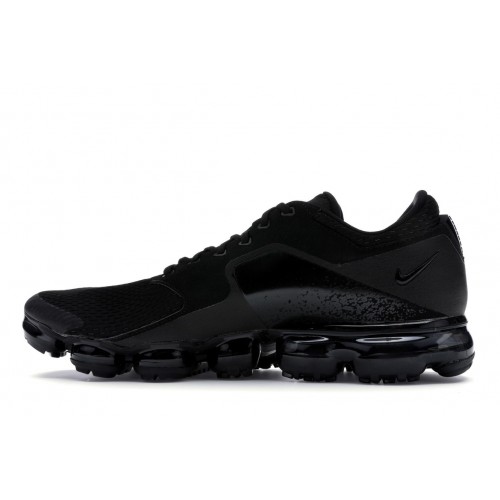 Кроссы Nike Air VaporMax CS Triple Black - мужская сетка размеров