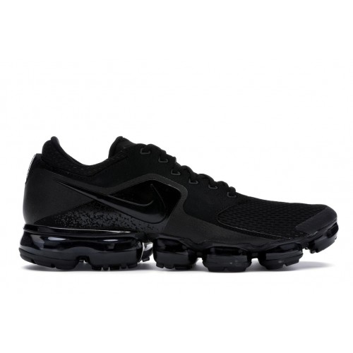 Кроссы Nike Air VaporMax CS Triple Black - мужская сетка размеров