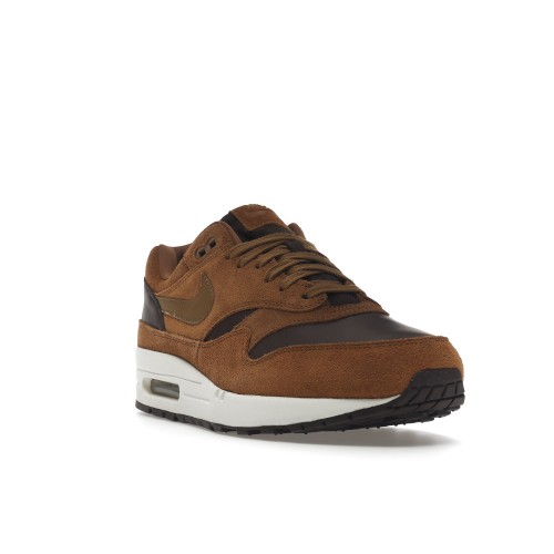 Кроссы Nike Air Max 1 Premium Leather Ale Brown - мужская сетка размеров