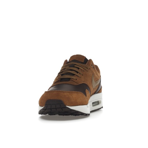 Кроссы Nike Air Max 1 Premium Leather Ale Brown - мужская сетка размеров