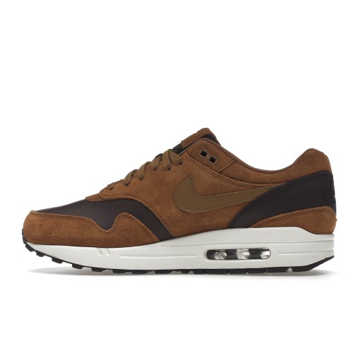 Кроссы Nike Air Max 1 Premium Leather Ale Brown - мужская сетка размеров