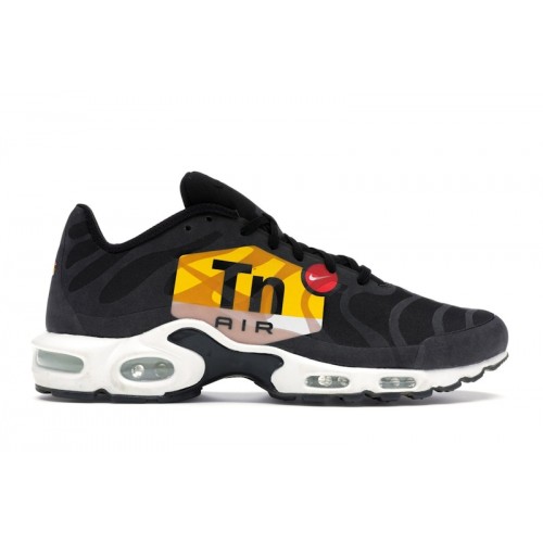 Кроссы Nike Air Max Plus NS Big Logo Black - мужская сетка размеров