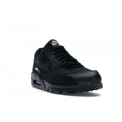 Nike Air Max 90 Essential Black White - мужская сетка размеров