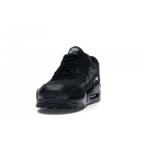 Nike Air Max 90 Essential Black White - мужская сетка размеров