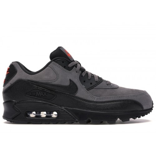 Nike Air Max 90 Grey Suede - мужская сетка размеров