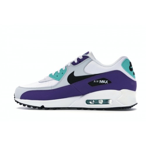 Кроссы Nike Air Max 90 Grape - мужская сетка размеров