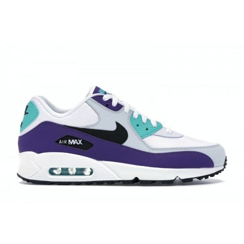 Кроссы Nike Air Max 90 Grape - мужская сетка размеров