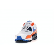 Nike Air Max 90 White Photo Blue Total Orange