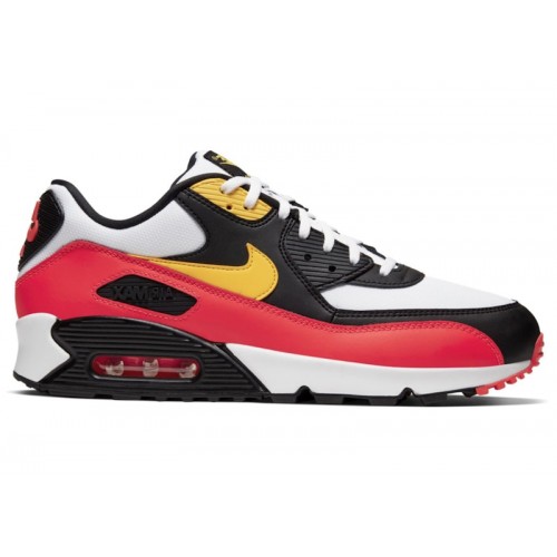 Кроссы Nike Air Max 90 Crimson - мужская сетка размеров