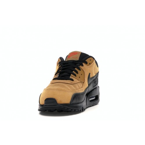 Кроссы Nike Air Max 90 Wheat Black - мужская сетка размеров