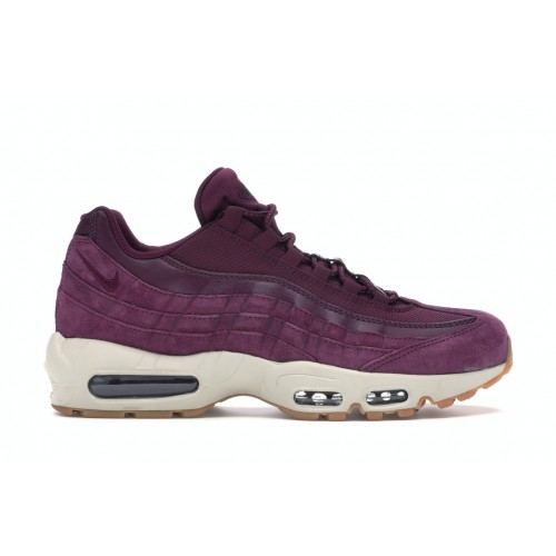 Кроссы Nike Air Max 95 SE Bordeaux - мужская сетка размеров