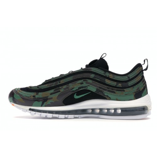 Кроссы Nike Air Max 97 Country Camo (UK) - мужская сетка размеров