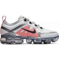 Подростковые кроссовки Nike Air VaporMax 2019 Pure Platinum Team Orange (GS)