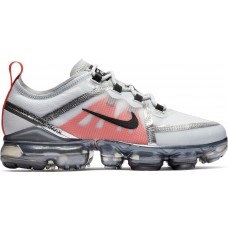 Подростковые кроссовки Nike Air VaporMax 2019 Pure Platinum Team Orange (GS)