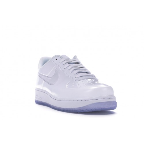 Кроссы Nike Air Force 1 Foamposite Pro Cup Triple White - мужская сетка размеров