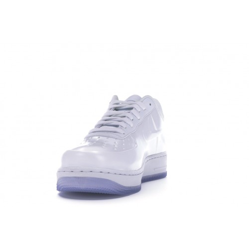Кроссы Nike Air Force 1 Foamposite Pro Cup Triple White - мужская сетка размеров