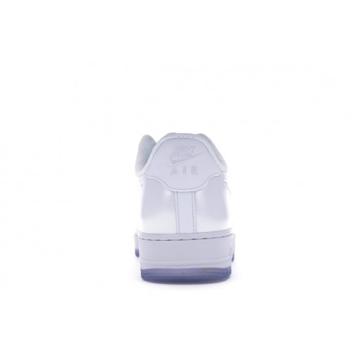 Кроссы Nike Air Force 1 Foamposite Pro Cup Triple White - мужская сетка размеров