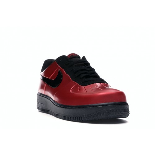 Кроссы Nike Air Force 1 Foamposite Pro Cup Gym Red Black - мужская сетка размеров
