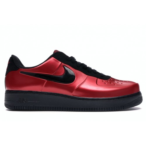 Кроссы Nike Air Force 1 Foamposite Pro Cup Gym Red Black - мужская сетка размеров