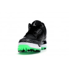 Jordan 3 Retro Golf Black Green Glow