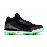 Кроссовки Jordan 3 Retro Golf Black Green Glow