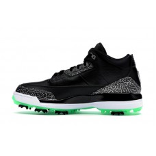 Jordan 3 Retro Golf Black Green Glow