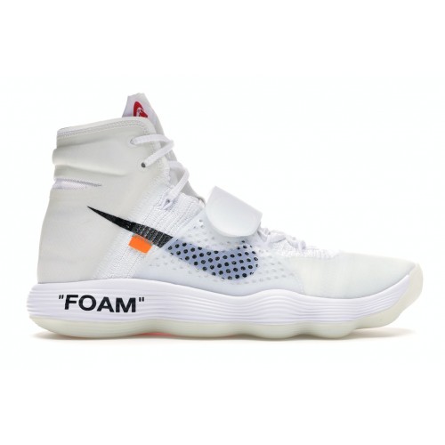 Кроссы Nike React Hyperdunk 2017 Flyknit Off-White - мужская сетка размеров