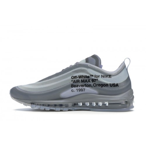 Кроссы Nike Air Max 97 Off-White Menta - мужская сетка размеров