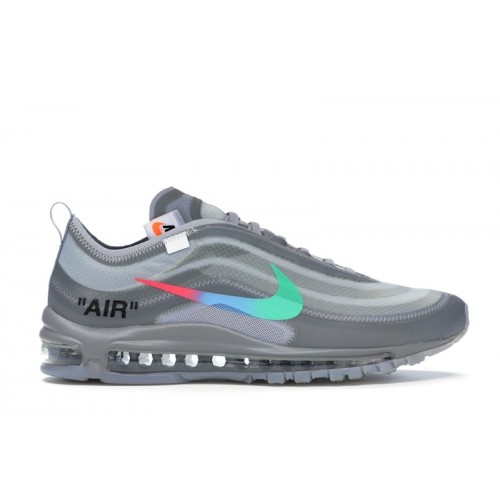 Кроссы Nike Air Max 97 Off-White Menta - мужская сетка размеров