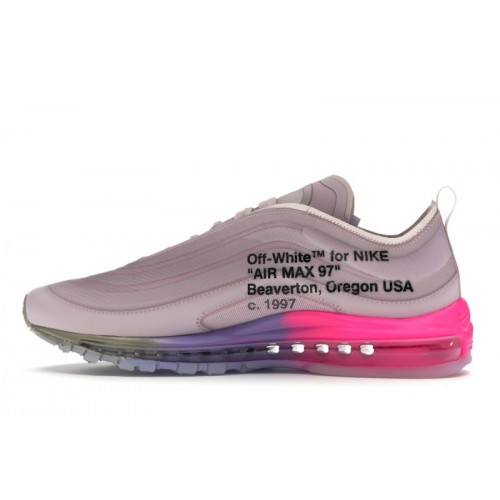 Кроссы Nike Air Max 97 Off-White Elemental Rose Serena Queen - мужская сетка размеров