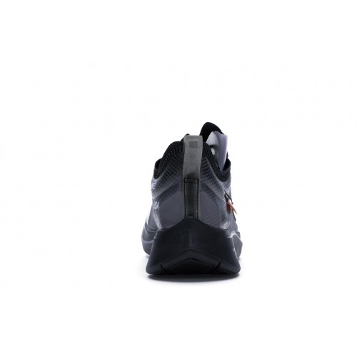 Кроссы Nike Zoom Fly Off-White Black Silver - мужская сетка размеров