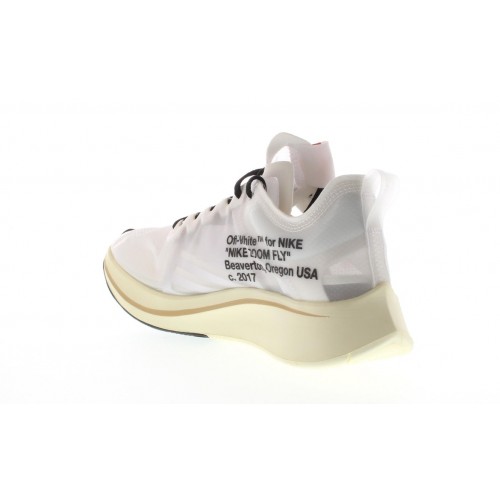 Кроссы Nike Zoom Fly Off-White - мужская сетка размеров