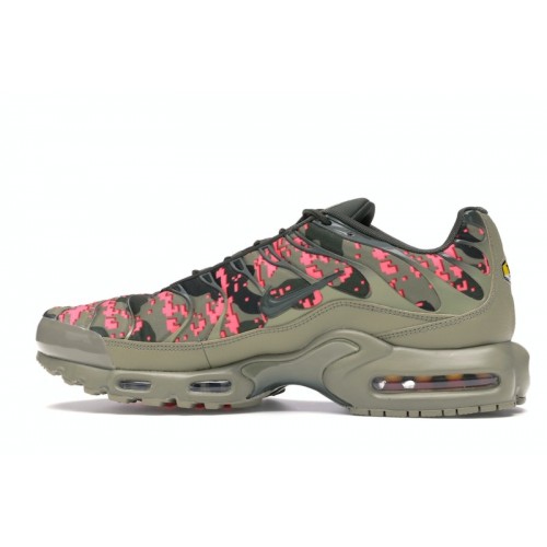 Кроссы Nike Air Max Plus Digi Camo Olive - мужская сетка размеров