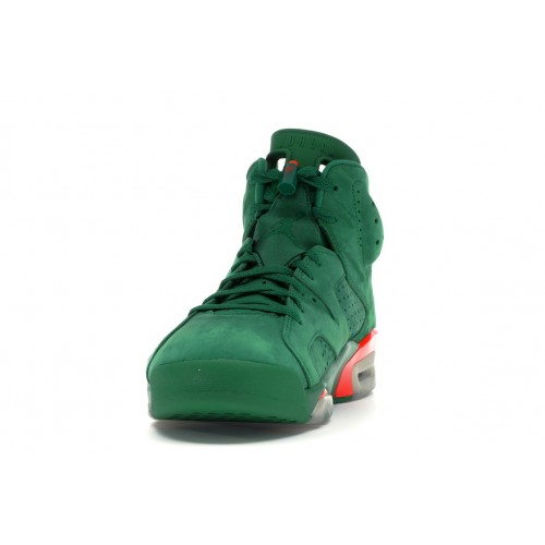 Кроссы Jordan 6 Retro Gatorade Green - мужская сетка размеров