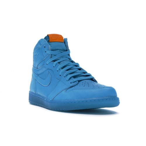 Кроссы Jordan 1 Retro High Gatorade Blue Lagoon - мужская сетка размеров