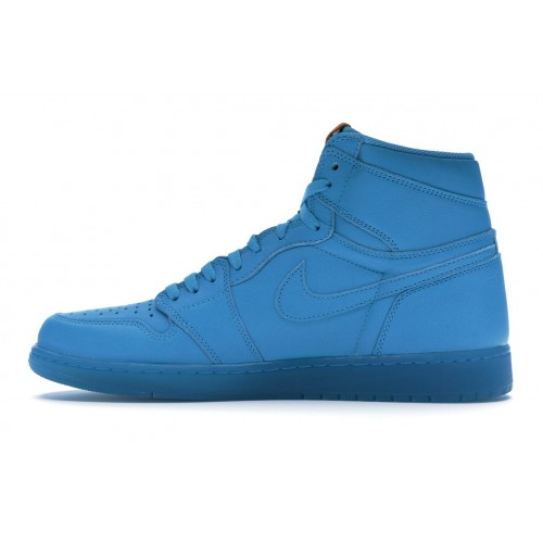 Кроссы Jordan 1 Retro High Gatorade Blue Lagoon - мужская сетка размеров