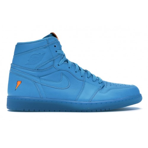 Кроссы Jordan 1 Retro High Gatorade Blue Lagoon - мужская сетка размеров