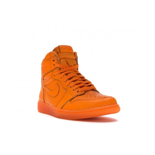 Кроссы Jordan 1 Retro High Gatorade Orange Peel - мужская сетка размеров