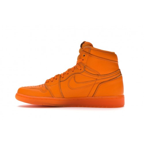 Кроссы Jordan 1 Retro High Gatorade Orange Peel - мужская сетка размеров